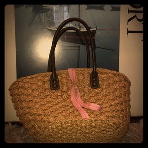 J crew Straw Summer Bag